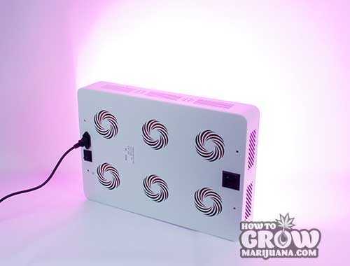 HydroGrowLED-SOL6-marijuana-LED-grow-light-top-view